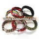 CC6-029 Self-rescue Adjustable Paracord Survival Bracelet 7 Strand Handmade Weave Parachute W/ Cord Shackle Buckles Bracelets