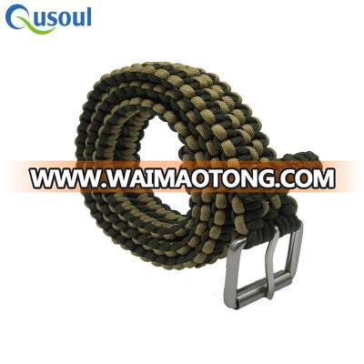 2018 wholesale 7 strands 550 Military rope survival paracord belt for outdoor