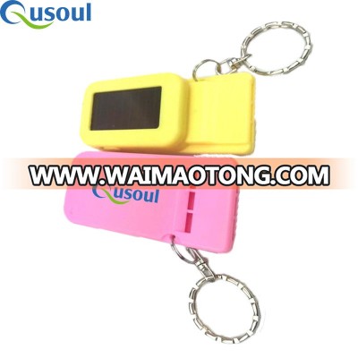 Outdoor Emergency Sports Survival Led Light Whistle Key Ring