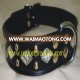 silver diamond galore dog choke collar